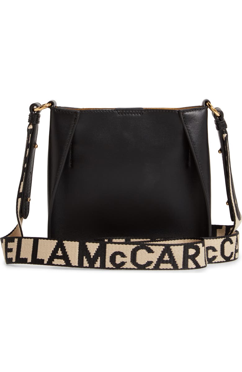 Stella McCartney Logo Alter Nappa Faux Leather Crossbody Bag, Alternate, color,