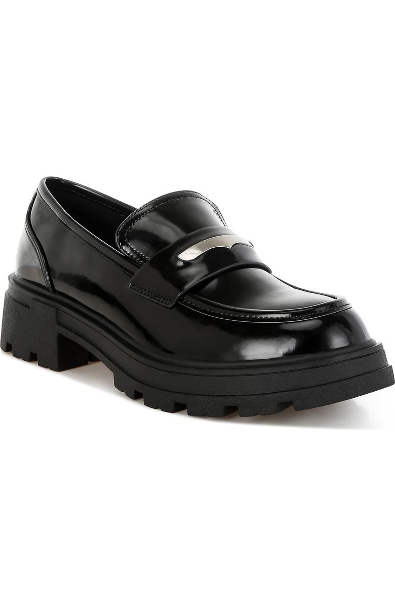 LONDON RAG Gleam Stride Loafer, Main, color, Black
