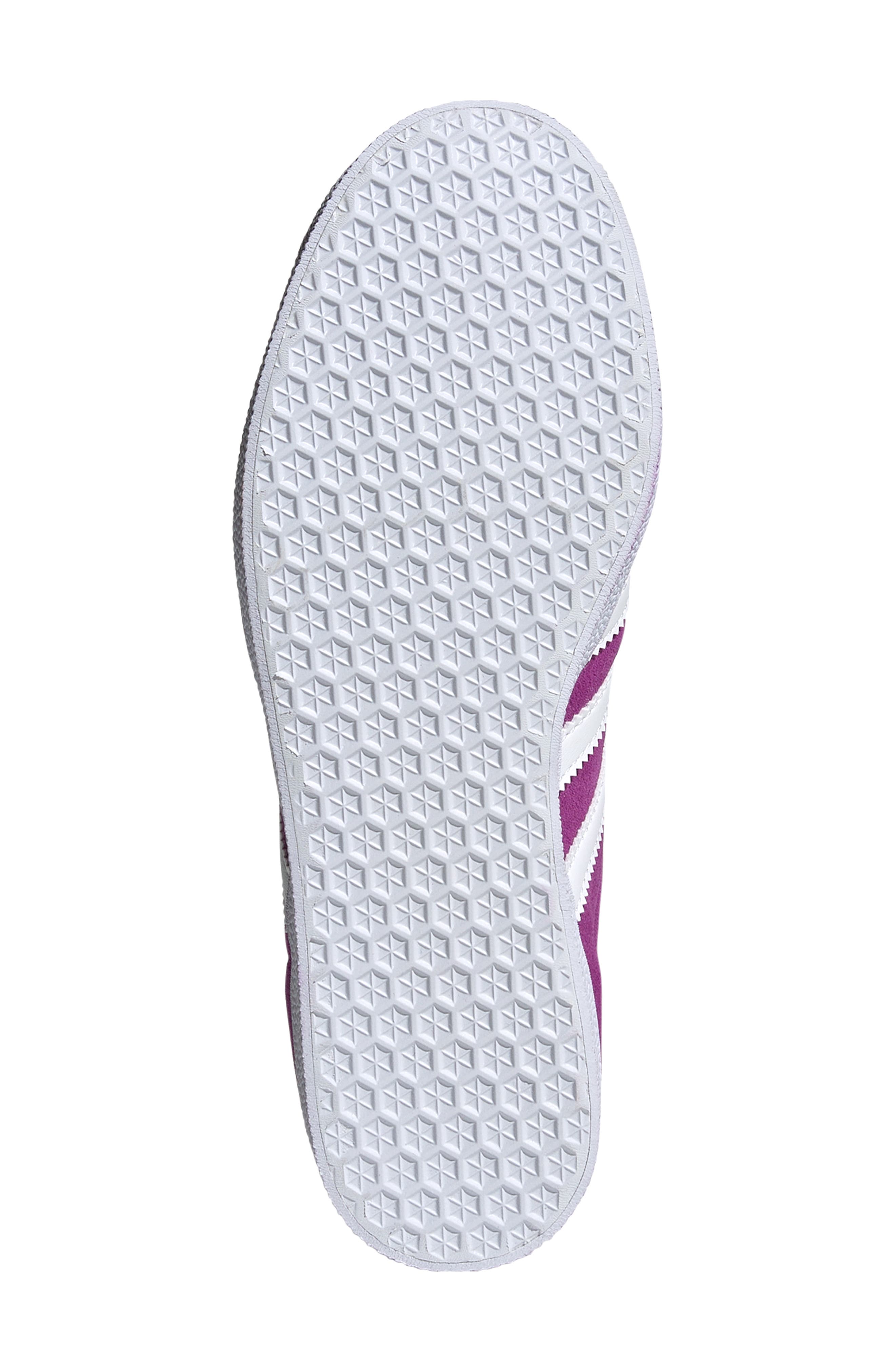 Gazelle Sneaker, Alternate, color, PURPLE/ WHITE/ GOLD MET.