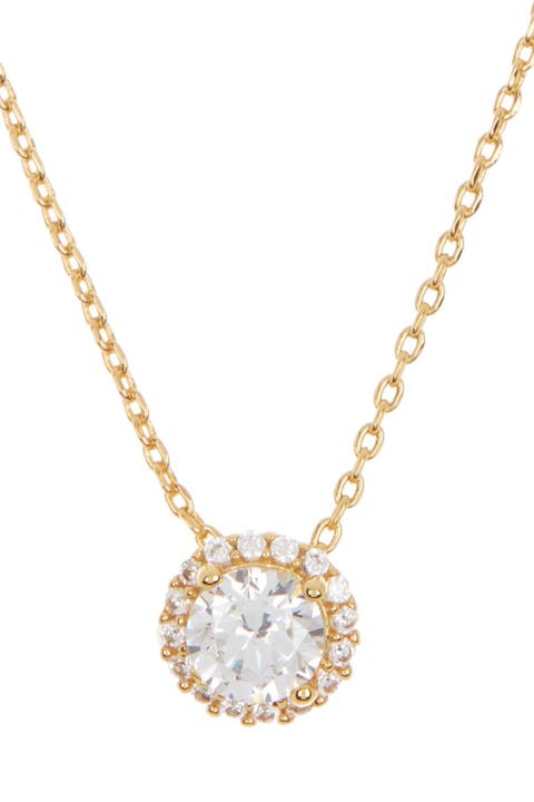 Swarovski Crystal Halo Necklace