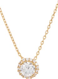 Adornia Swarovski Crystal Halo Necklace