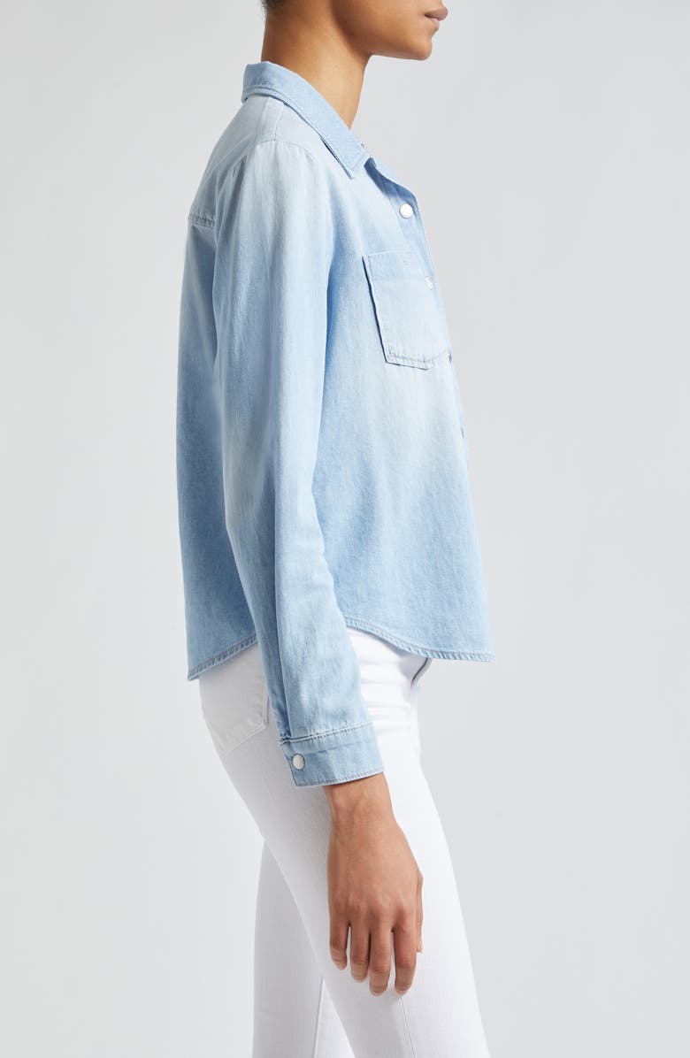 L'AGENCE Isla Denim Shirt, Alternate, color,