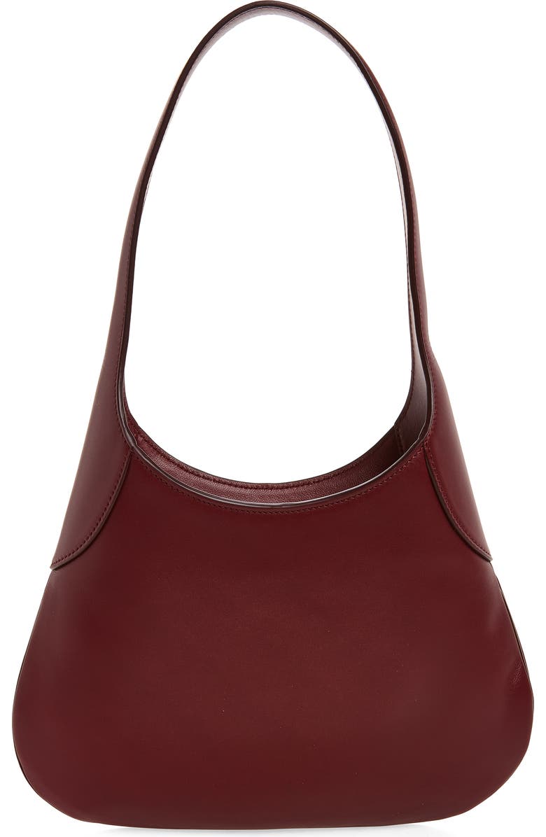 Khaite Small Joan Leather Hobo Bag, Alternate, color, Oxblood