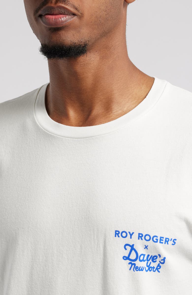 Roy Rogers x Dave's New York Logo Graphic T-Shirt, Alternate, color,