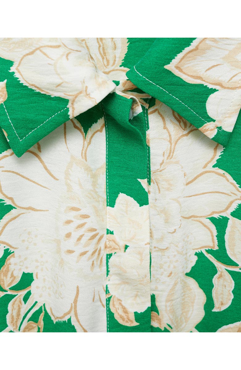 MANGO Floral Romper, Alternate, color,