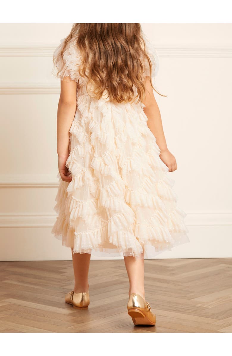 Needle & Thread Genevieve Kids Dress, Alternate, color, Champagne