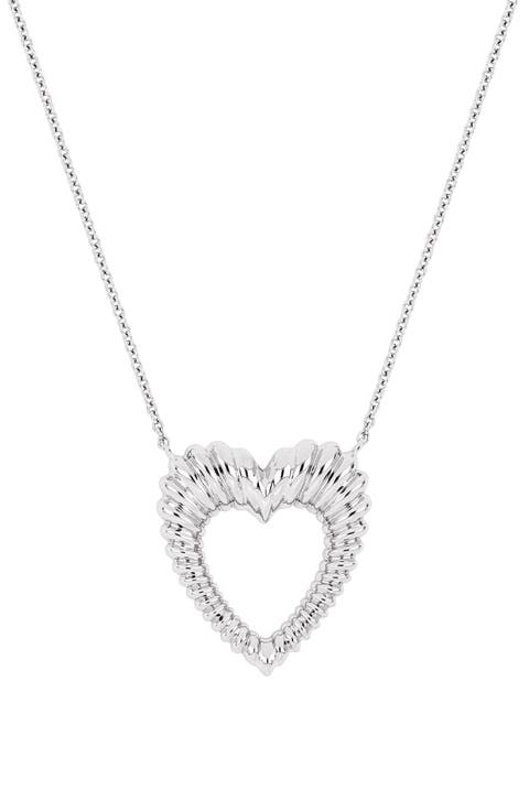14k Gold Heart Pendant Necklace