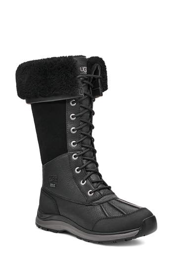 Shop Ugg ® Adirondack Iii Waterproof Tall Boot In Black