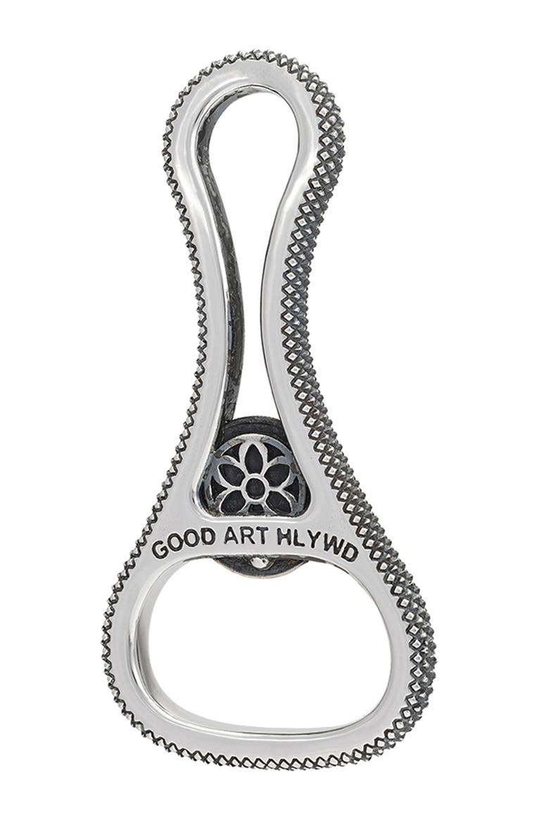 Goosebumps Church Key Bottle Opener, Alternate, color, STERLING SILVER