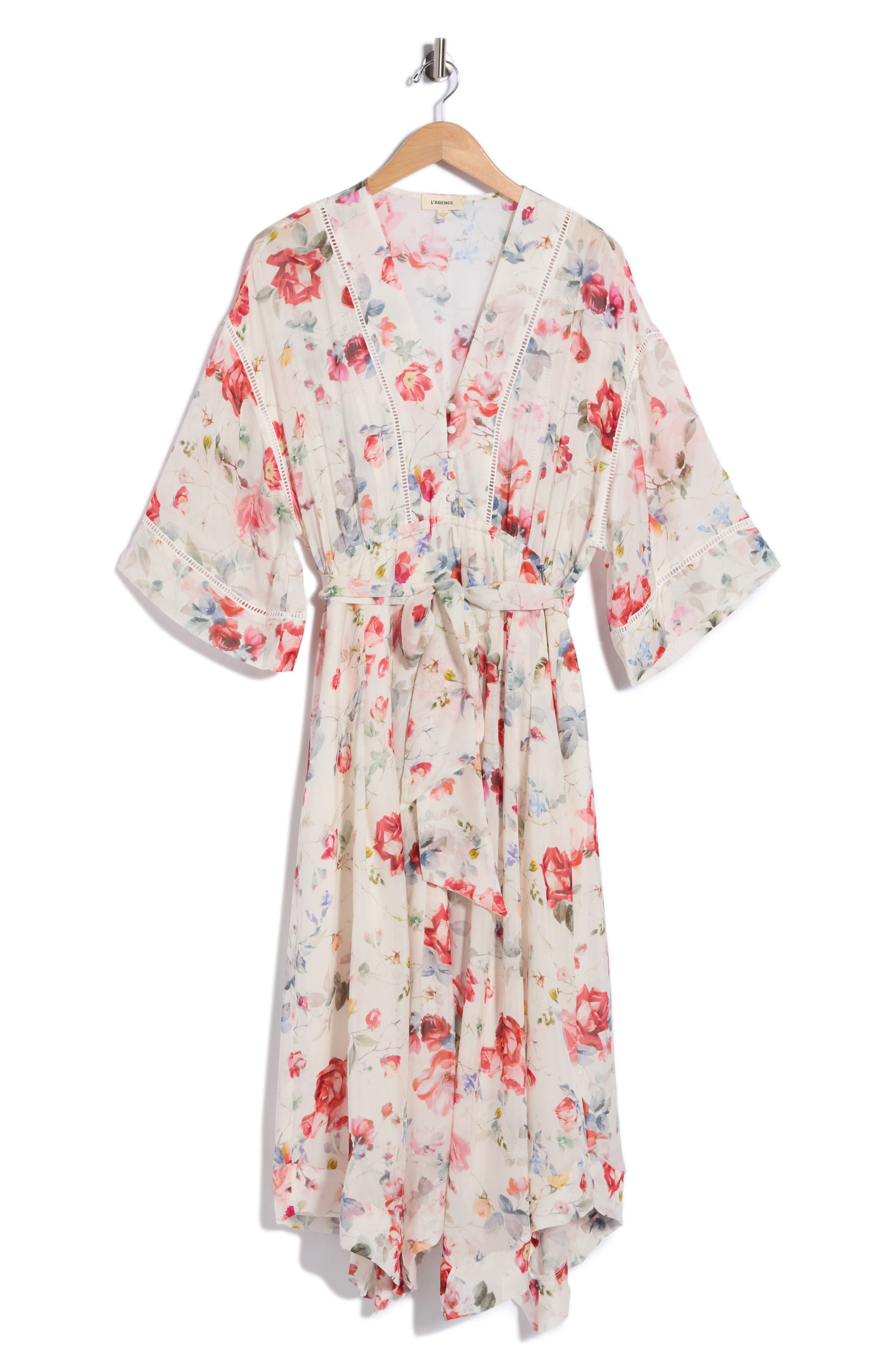 Miki Floral Print Belted Sundress