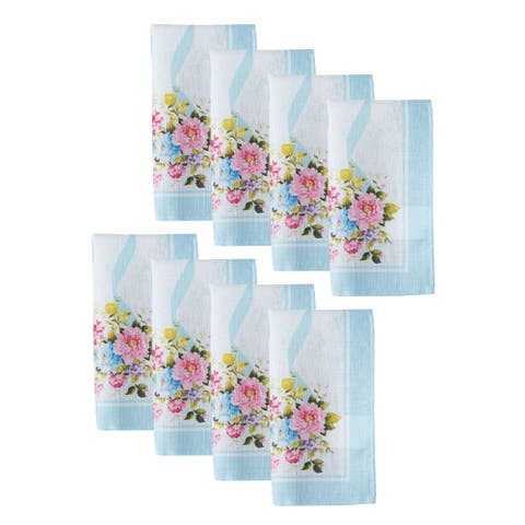 Rose Cottage Engineered Napkins Set Of 8