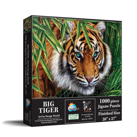 Big Tiger 1000 piece Jigsaw Puzzle for Adults