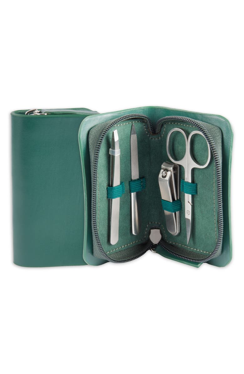 Bey-Berk Gia Manicure Set, Alternate, color, Green