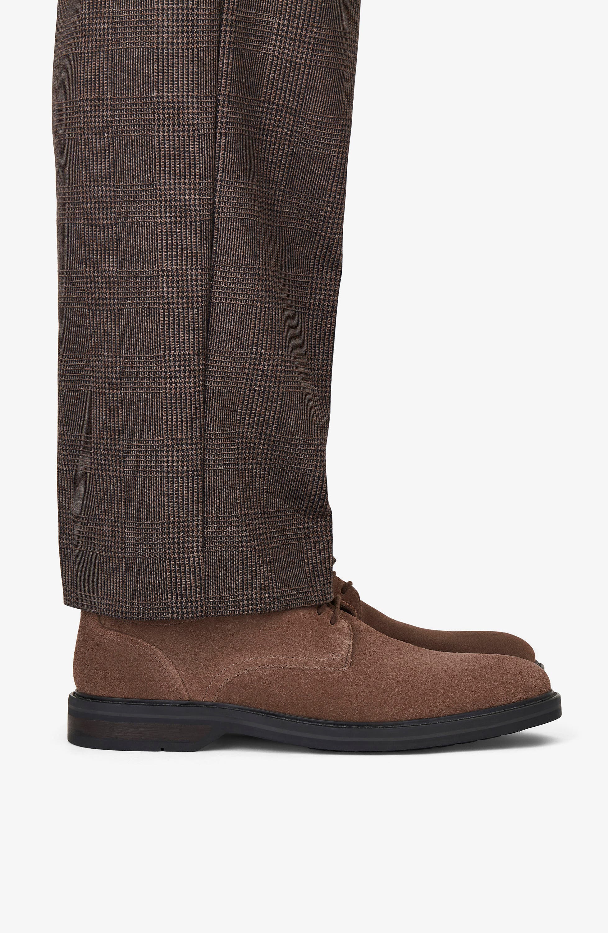 Aldwin Plain Toe Derby, Alternate, color, BROWN SDE
