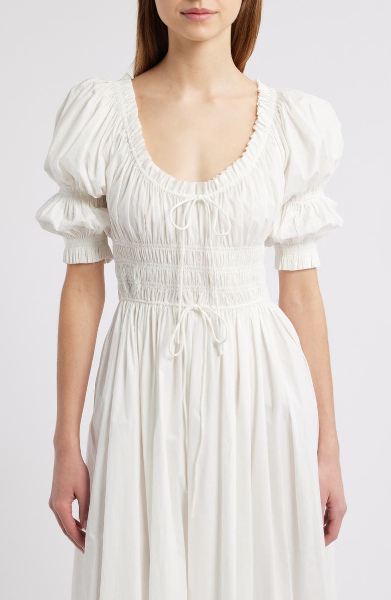 DÔEN Ischia Convertible Organic Cotton Maxi Dress, Alternate, color, Salt