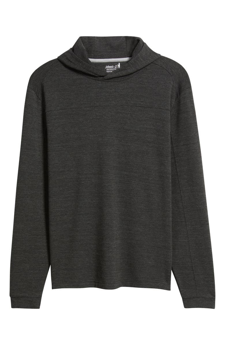 johnnie-O Remmy Performance Hoodie, Alternate, color, Black