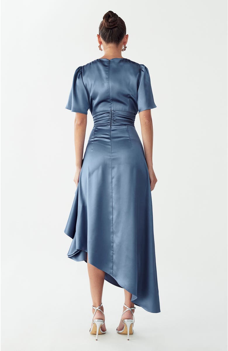 WILLA Narissa Midi Dress, Alternate, color, Steel Blue