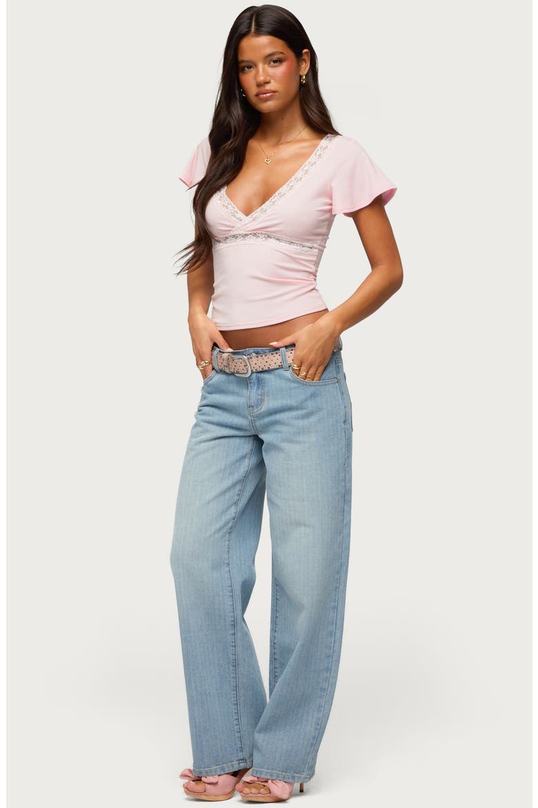 Cresida Low Rise Straight Leg Jeans, Alternate, color, LIGHT-BLUE-WASHED
