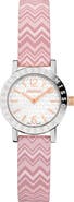 Missoni Estate Leather Strap Watch, 27mm