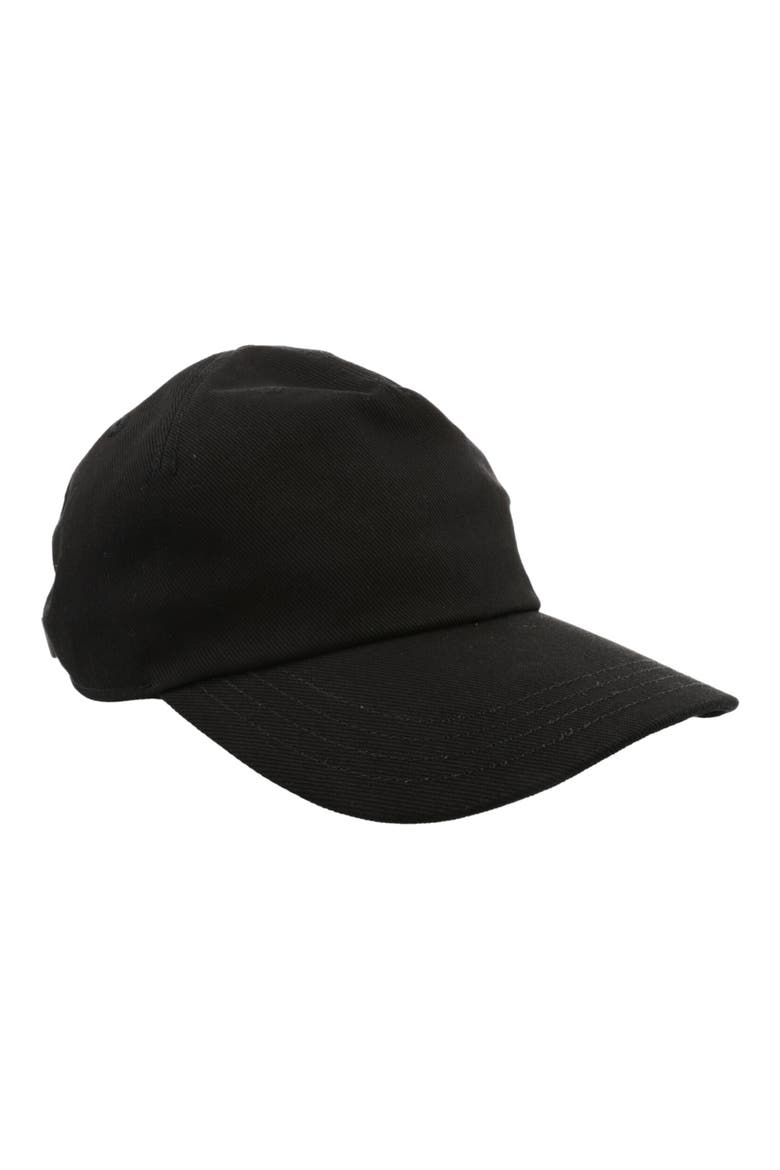 Logo Embroidered Baseball Cap, Main, color, BLACK IVORY