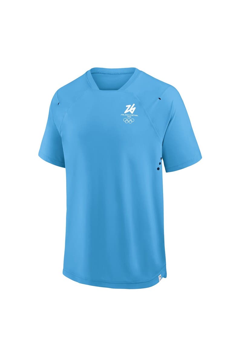 Men's Fanatics Blue Milano Cortina 2026 Winter Olympics Tech Raglan T-Shirt, Alternate, color, Blue