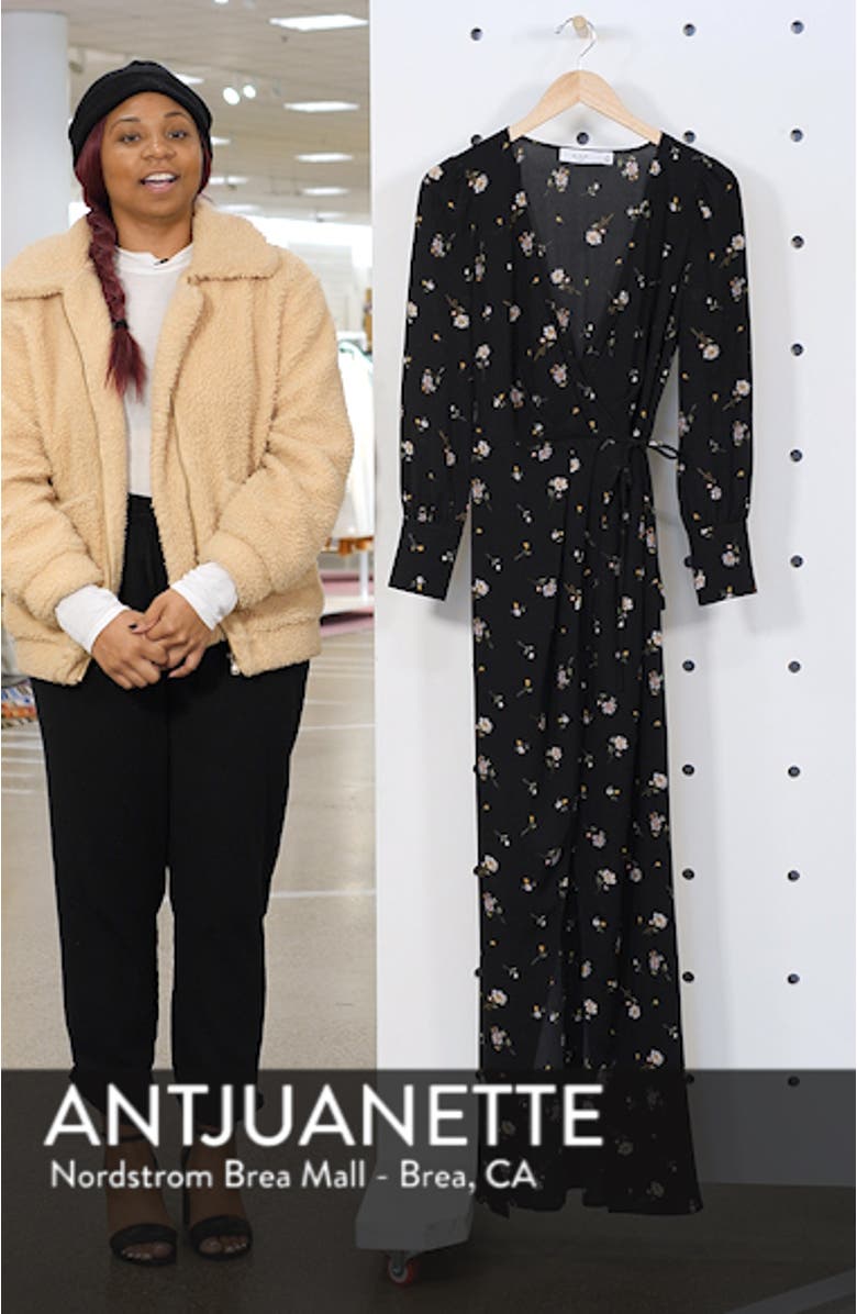 Garden Stroll Wrap Maxi Dress, sales video thumbnail