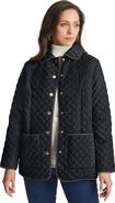 Jessica London Snap-Front Quilted Coat