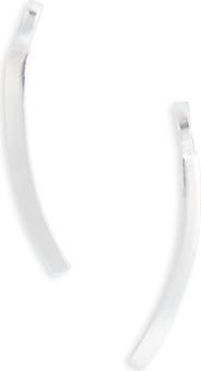 Karine Sultan Curved Bar Drop Earrings