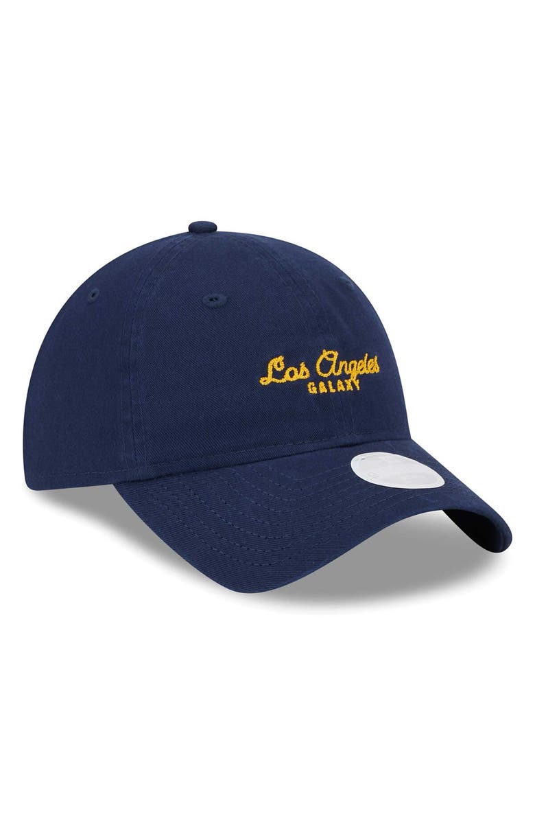 New Era Women's New Era Navy LA Galaxy Throwback 9TWENTY Adjustable Hat, Alternate, color,