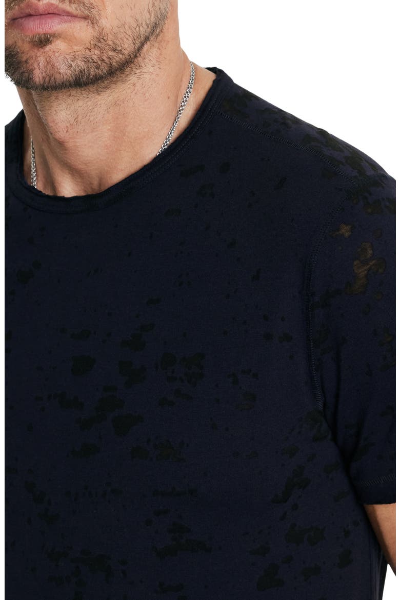 Eden Burnout Organic Cotton Blend T-Shirt, Alternate, color, INK BLUE