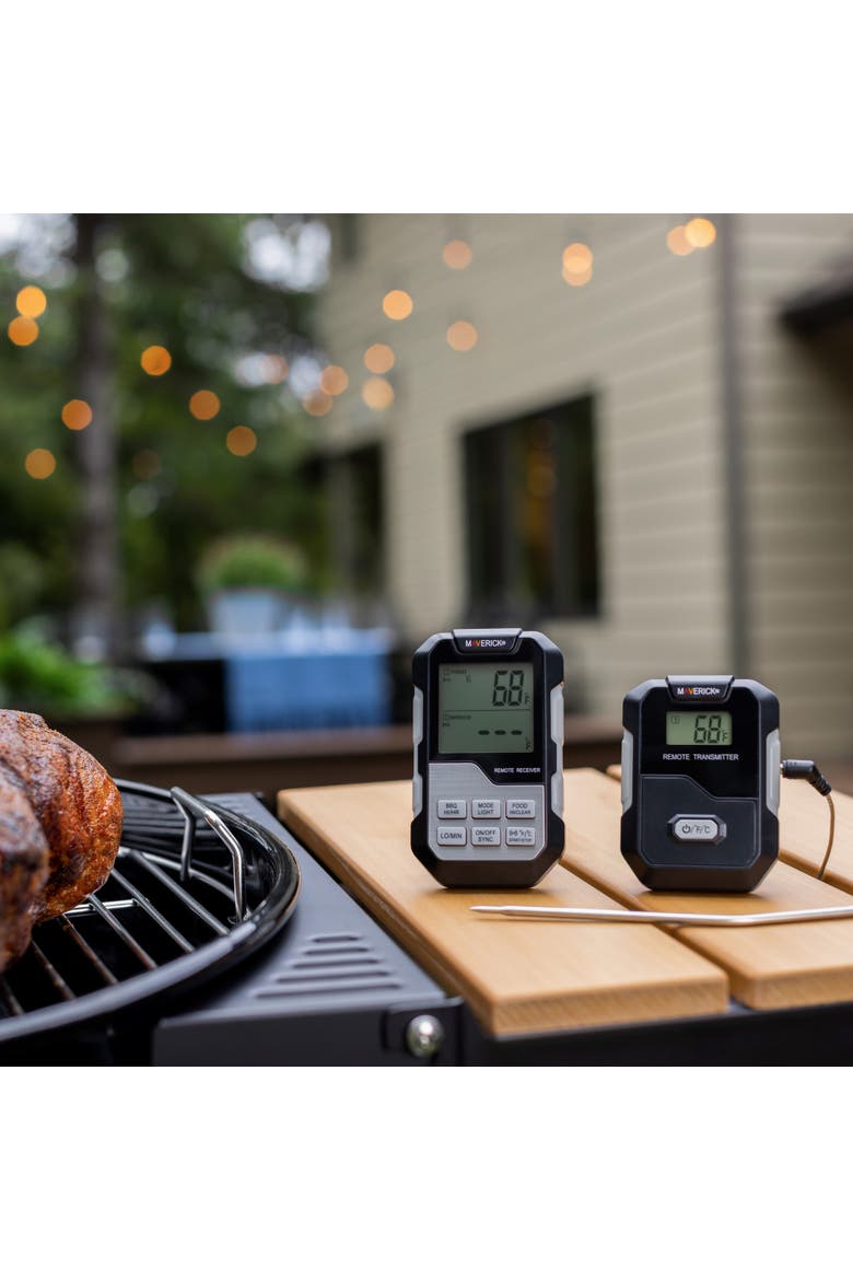 Long Range Wireless Remote Cooking Thermometer, Dual Probe, Alternate, color, Black/Grey