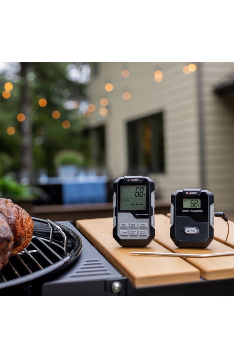 Maverick Long Range Wireless Remote Cooking Thermometer, Dual Probe, Alternate, color, Black/Grey