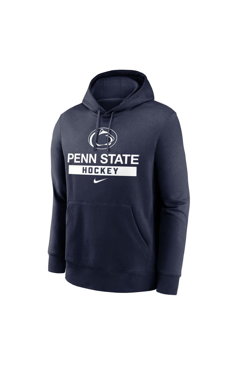 Nike Men's Nike Navy Penn State Nittany Lions Hockey Stack Fleece Pullover Hoodie, Alternate, color, 