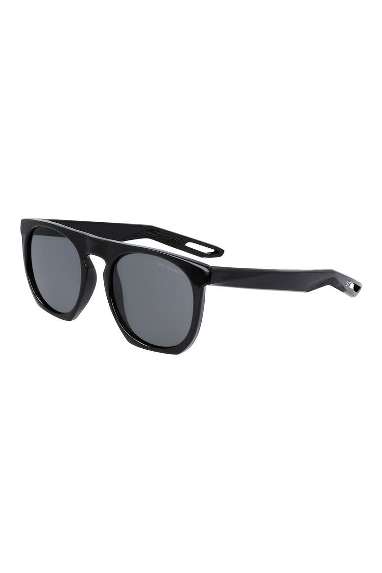 Flatspot XXII 52mm Polarized Geometric Sunglasses, Alternate, color, BLACK/ POLAR GREY
