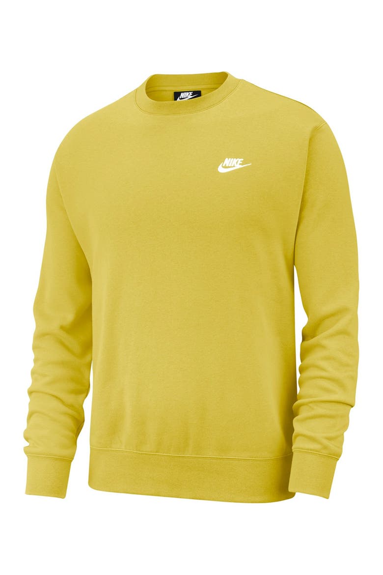 Men's Club Crewneck Sweatshirt, Main, color, TENT/WHITE
