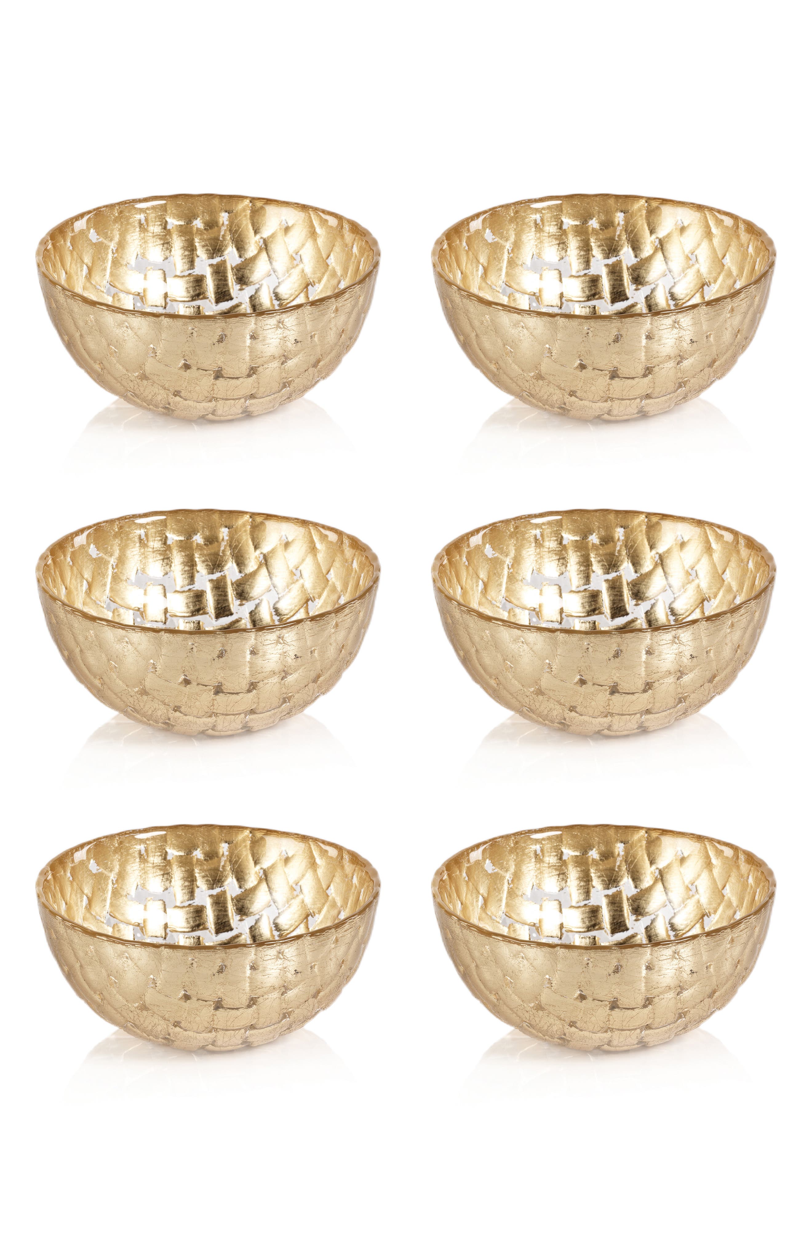 Zodax Braided Set of 6 Condiment Bowls