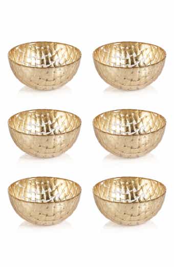 Braided Set of 6 Condiment Bowls