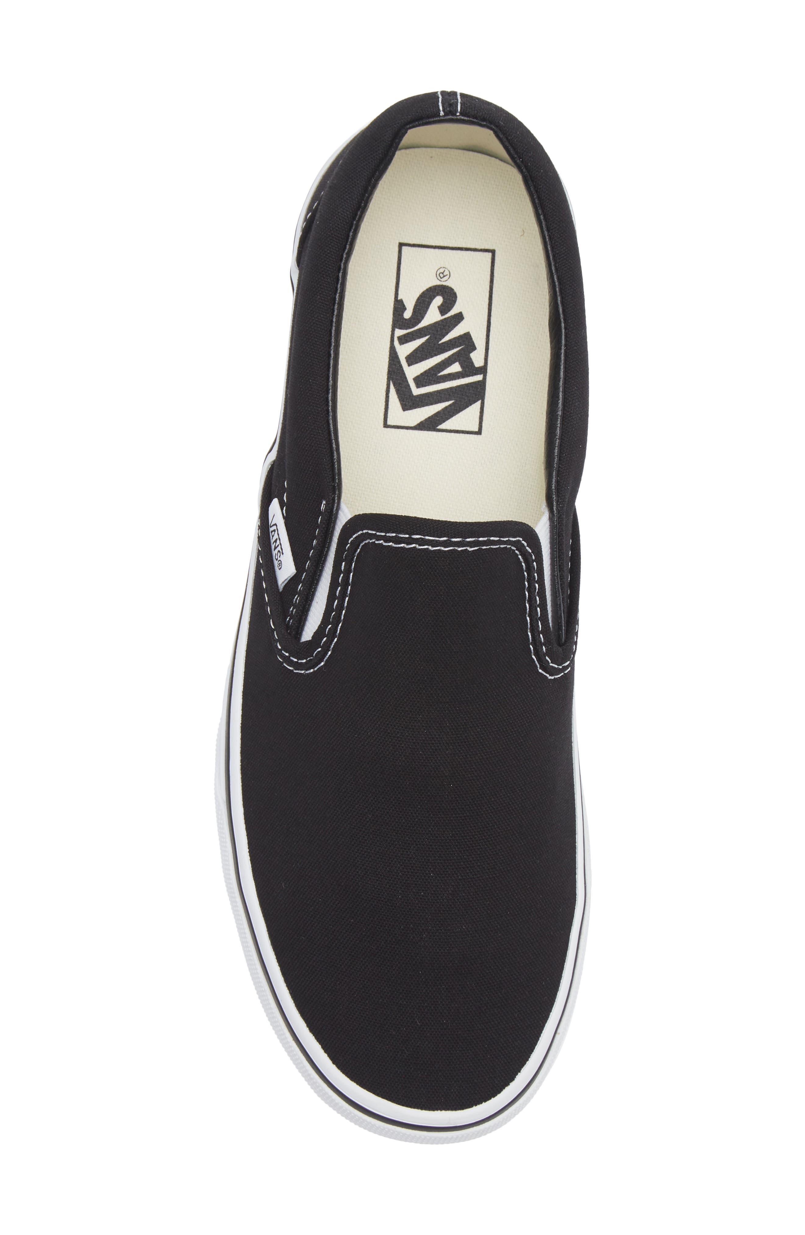 Vans UA Classic Platform Slip-On, Alternate, color, Black True White