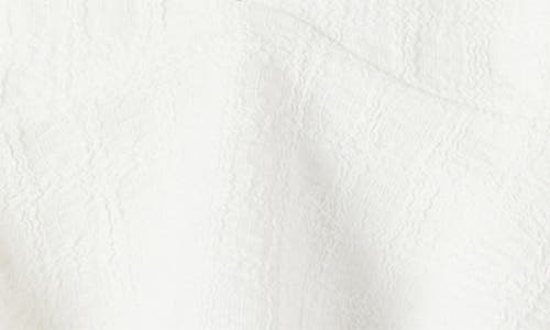 O'neill Chloey Ruffle Jacquard Peplum Top In Multi