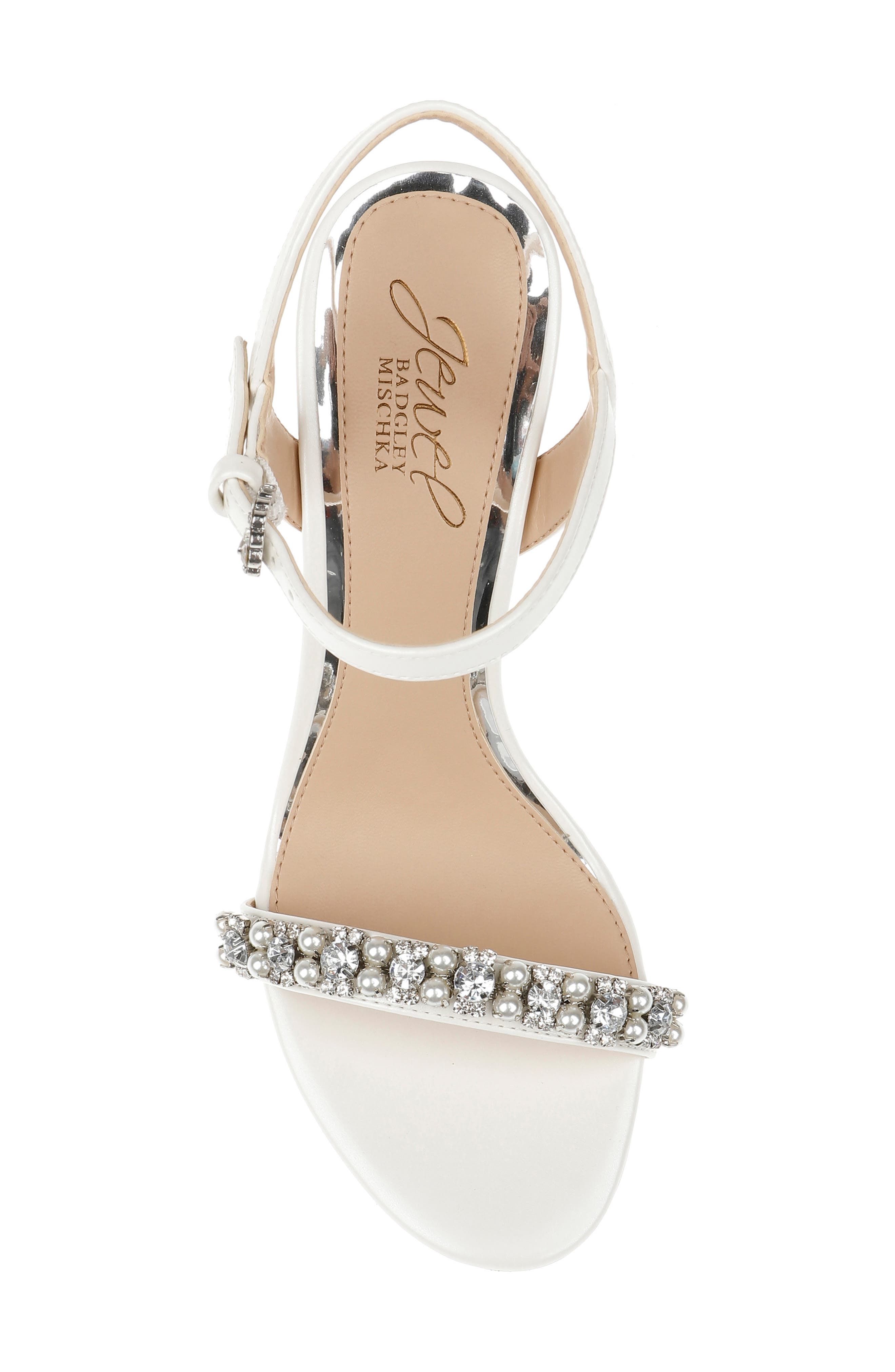 Dee Ankle Strap Sandal, Alternate, color, WHITE MATTE