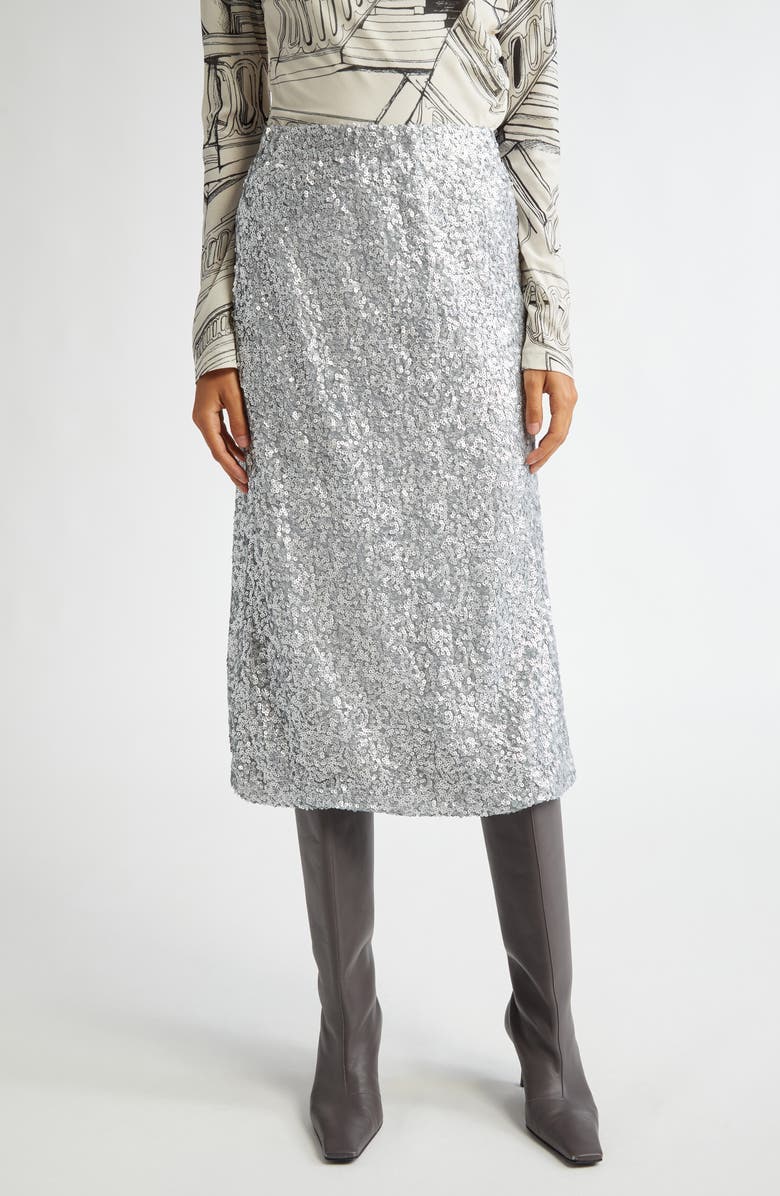 Stine Goya Sequin Skirt, Main, color,