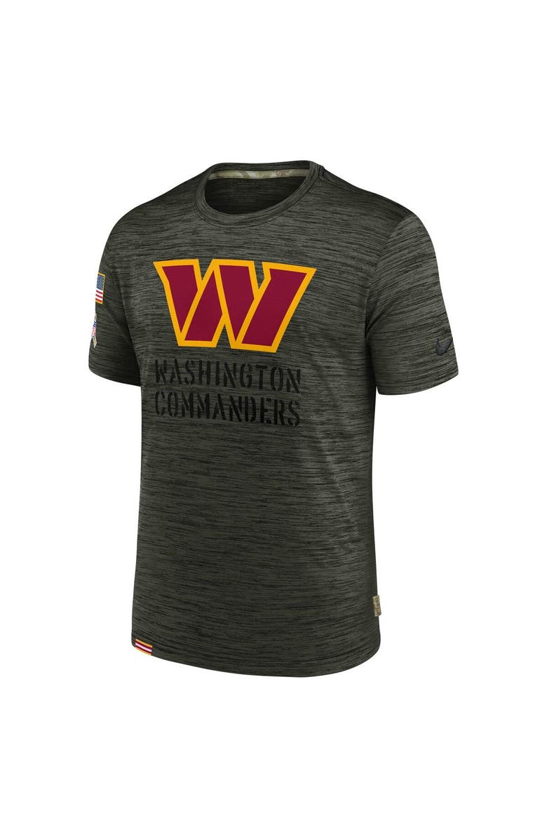 Nike Men's Nike Brown Washington Commanders 2022 Salute to Service Velocity Team T-Shirt, Alternate, color, 