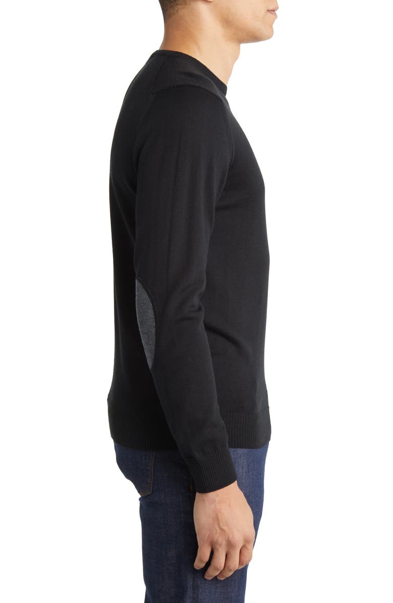Emanuel Berg Fine Gauge Merino Wool Crewneck Sweater, Alternate, color, 
