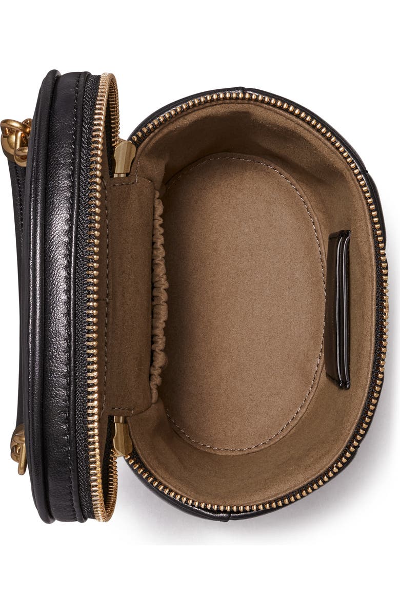 Tory Burch Kira Quilted Leather Vanity Case, Alternate, color,