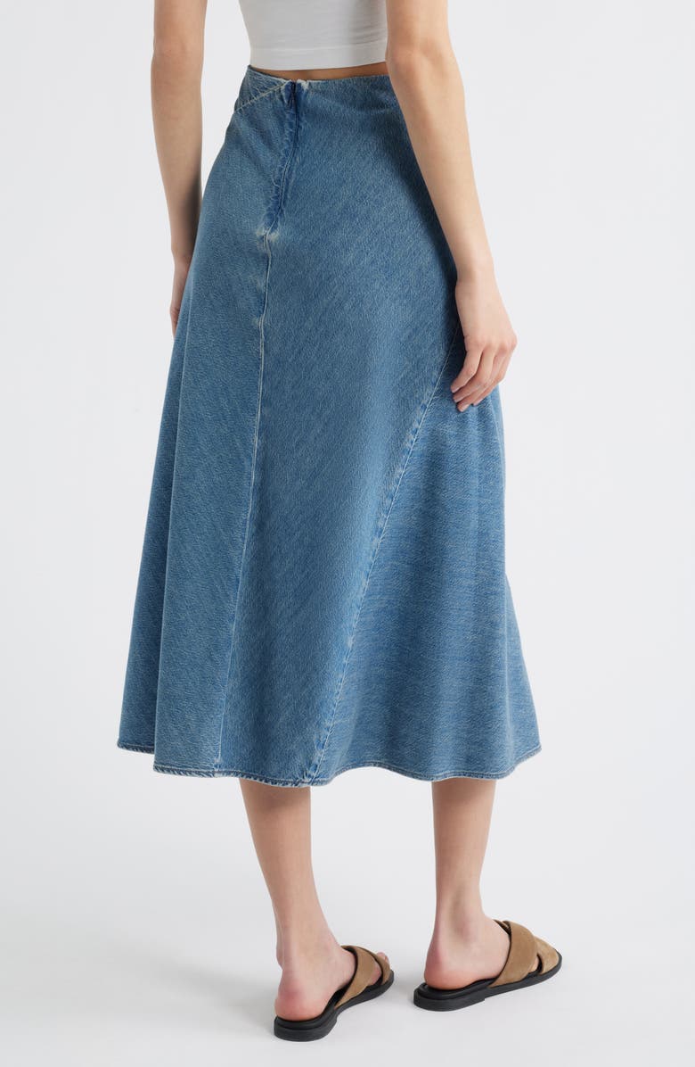 rag & bone Lisbon Denim Midi Skirt, Alternate, color,