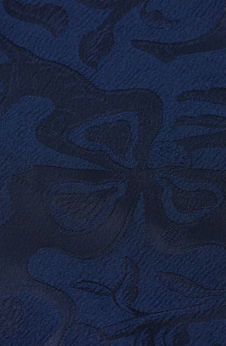 Scotch & Soda Paisley Jacquard Utility Shirt, Alternate, color, Sky Captain