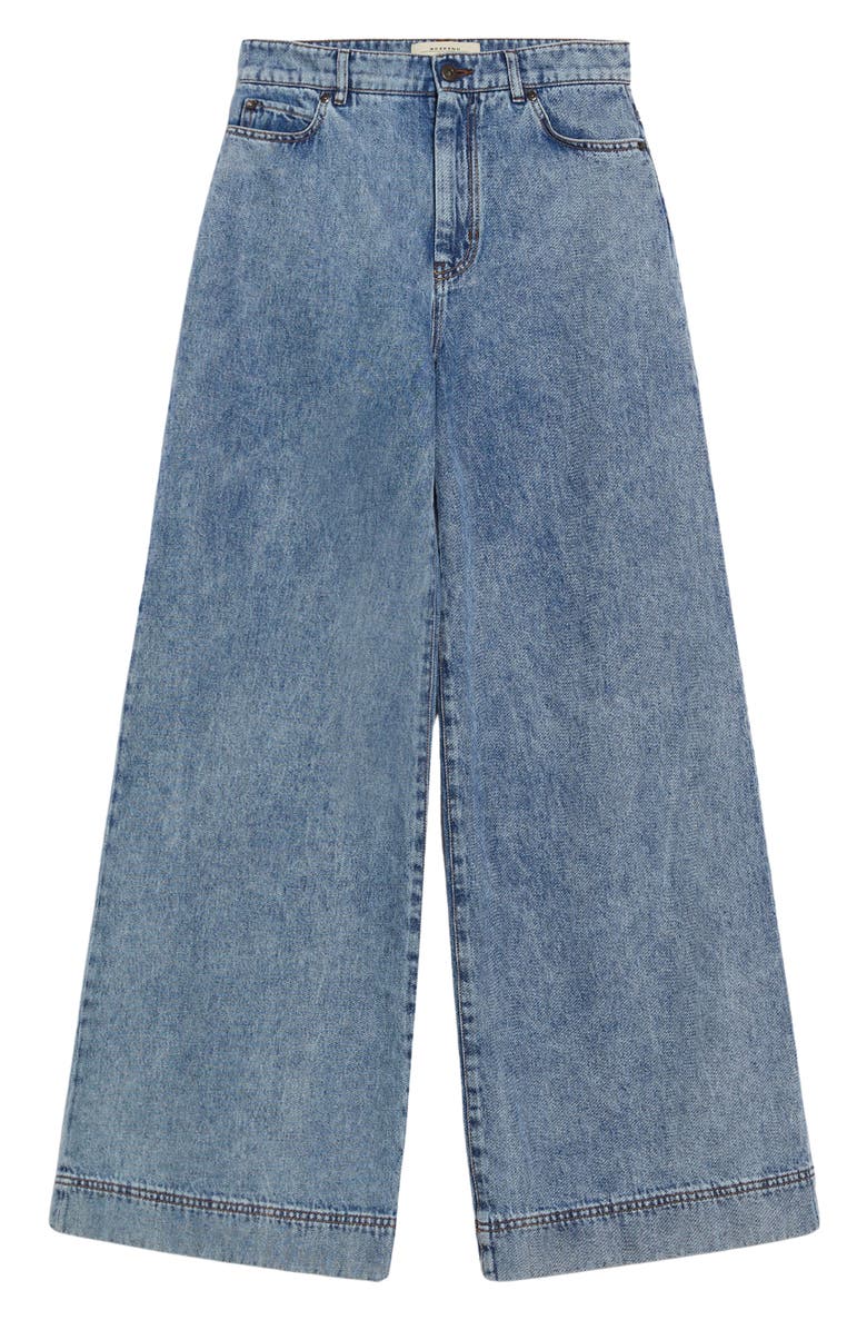Weekend Max Mara Vega Wide Leg Jeans, Alternate, color, 