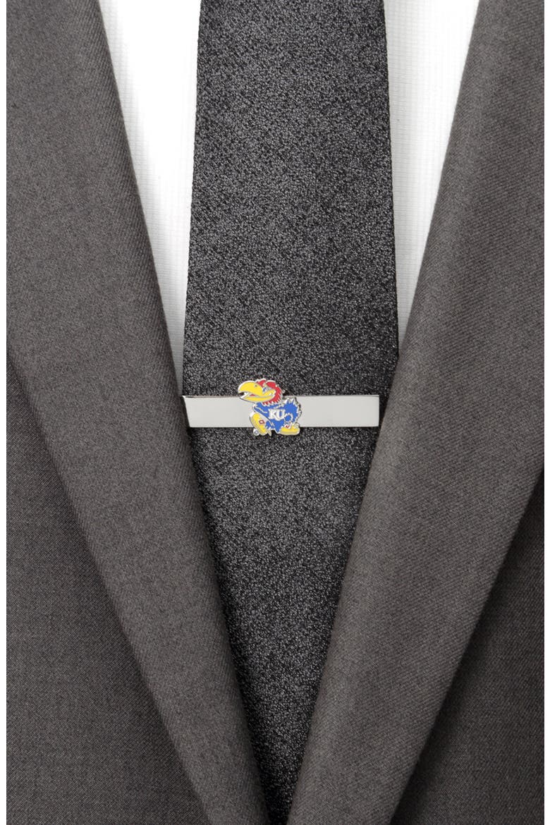 NCAA University of Kansas Jayhawks Tie Bar, Alternate, color, KANSAS JAYHAWKS
