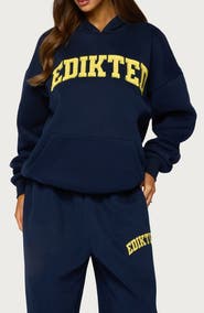 EDIKTED Crush Graphic Oversized Hoodie