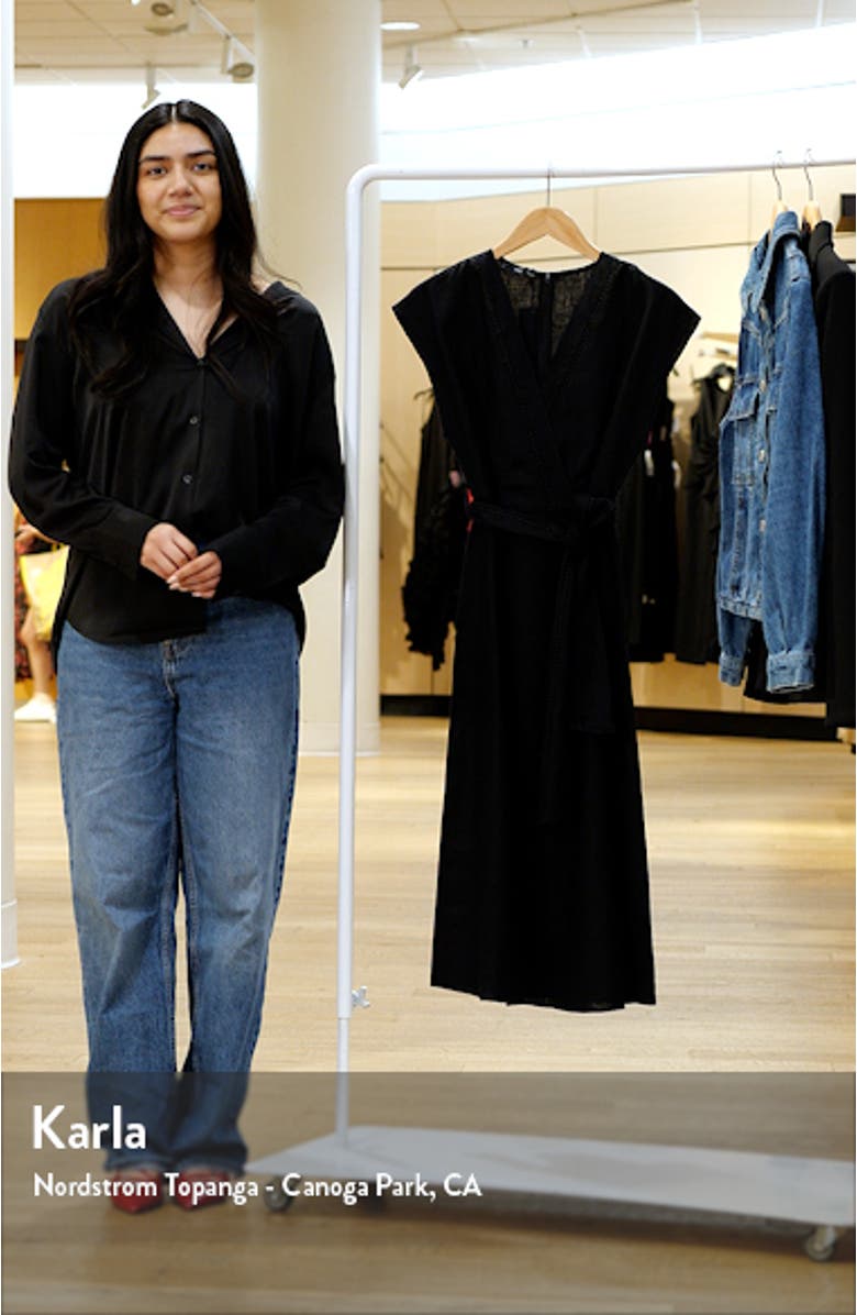 Wonderland Floral Embroidery Midi Dress, sales video thumbnail